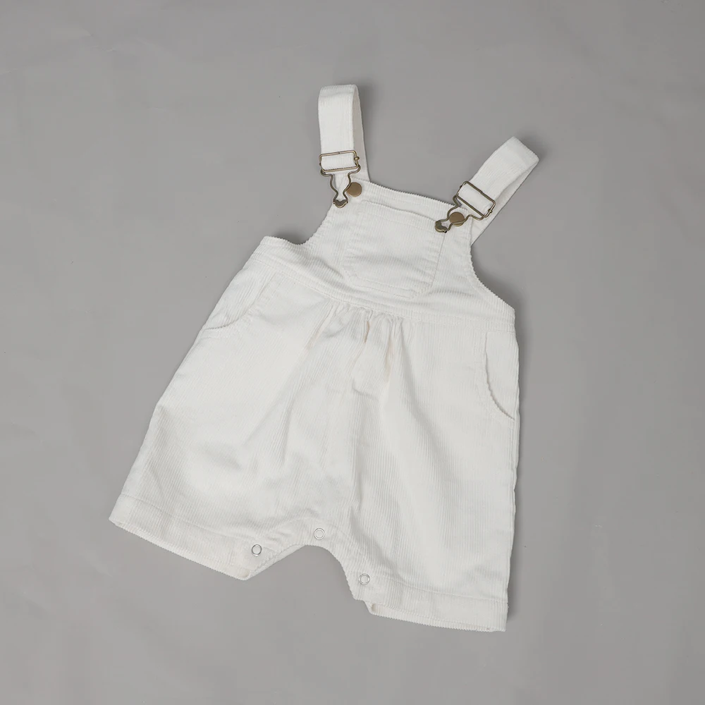 Neutral Baby Overall Corduroy Pocket Playsuits Bodysuits Short Jumpsuit Chunky Dungarees Cord Suspenders Shortall Toddler Casual