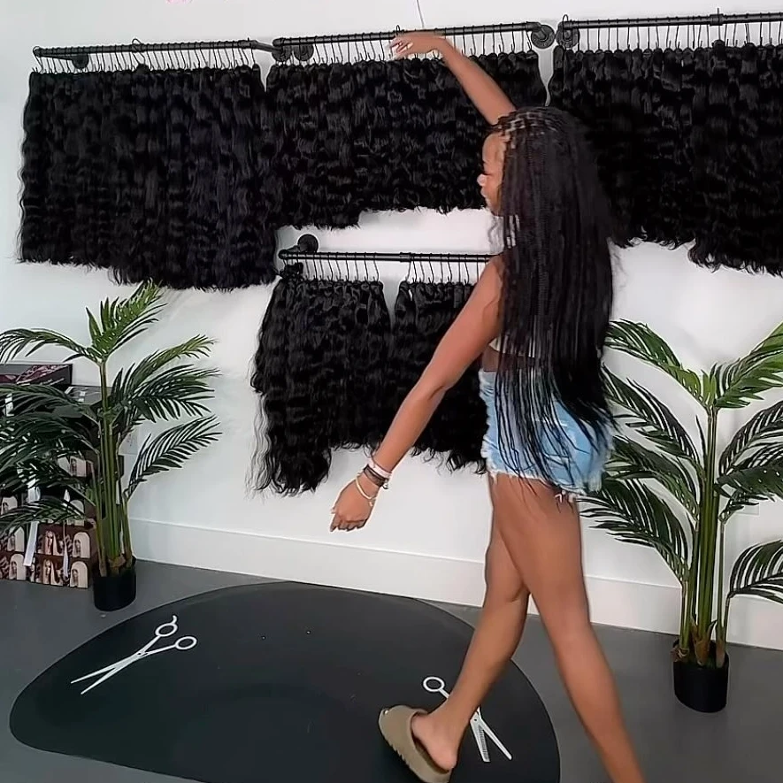 Vietnamese Burmese Raw Hair Unprocessed Virgin Curly Wavy Bundle Hair Vendors, Vietnamese Cuticle Aligned Raw Human Hair Weave