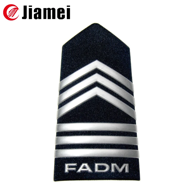 Factory custom accessories airline hostess uniform badge and epaulette