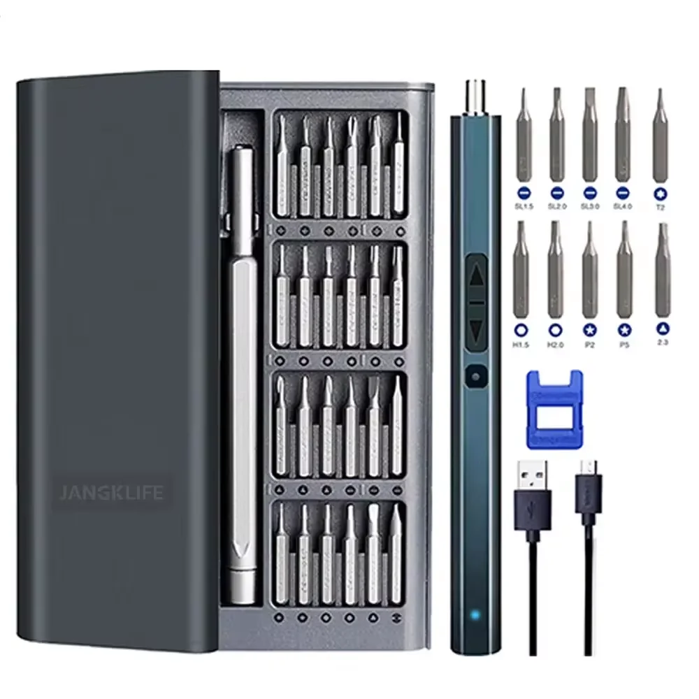 10 in 1   portable small home  cordless pen type precision electric screw driver screwdriver set