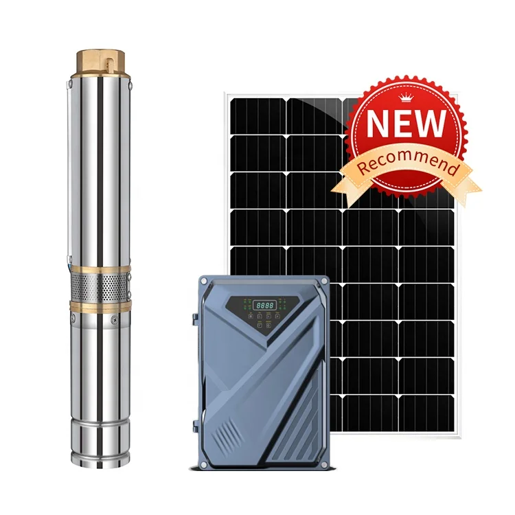 
4inch AC/DC 1.5HP 1100W solar irrigation pump submersible water pump solar water pump submersible 
