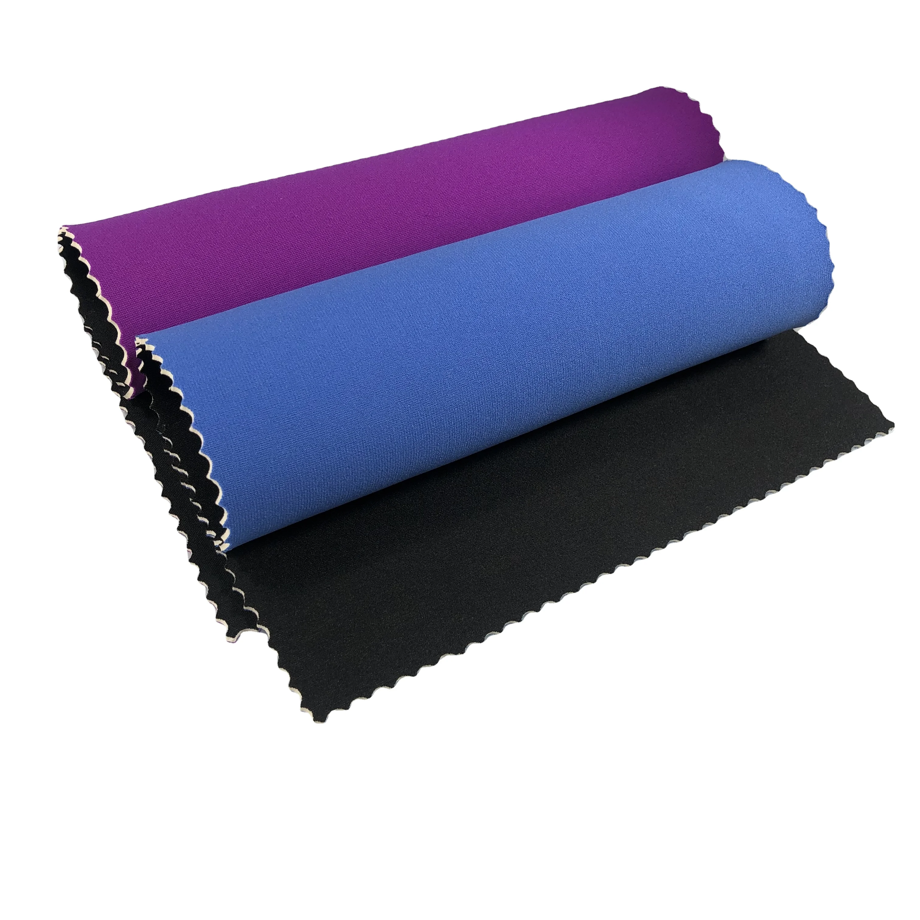 Anti-oil stretch breathable neoprene fabric waterproof double-sided coated polyester fabric