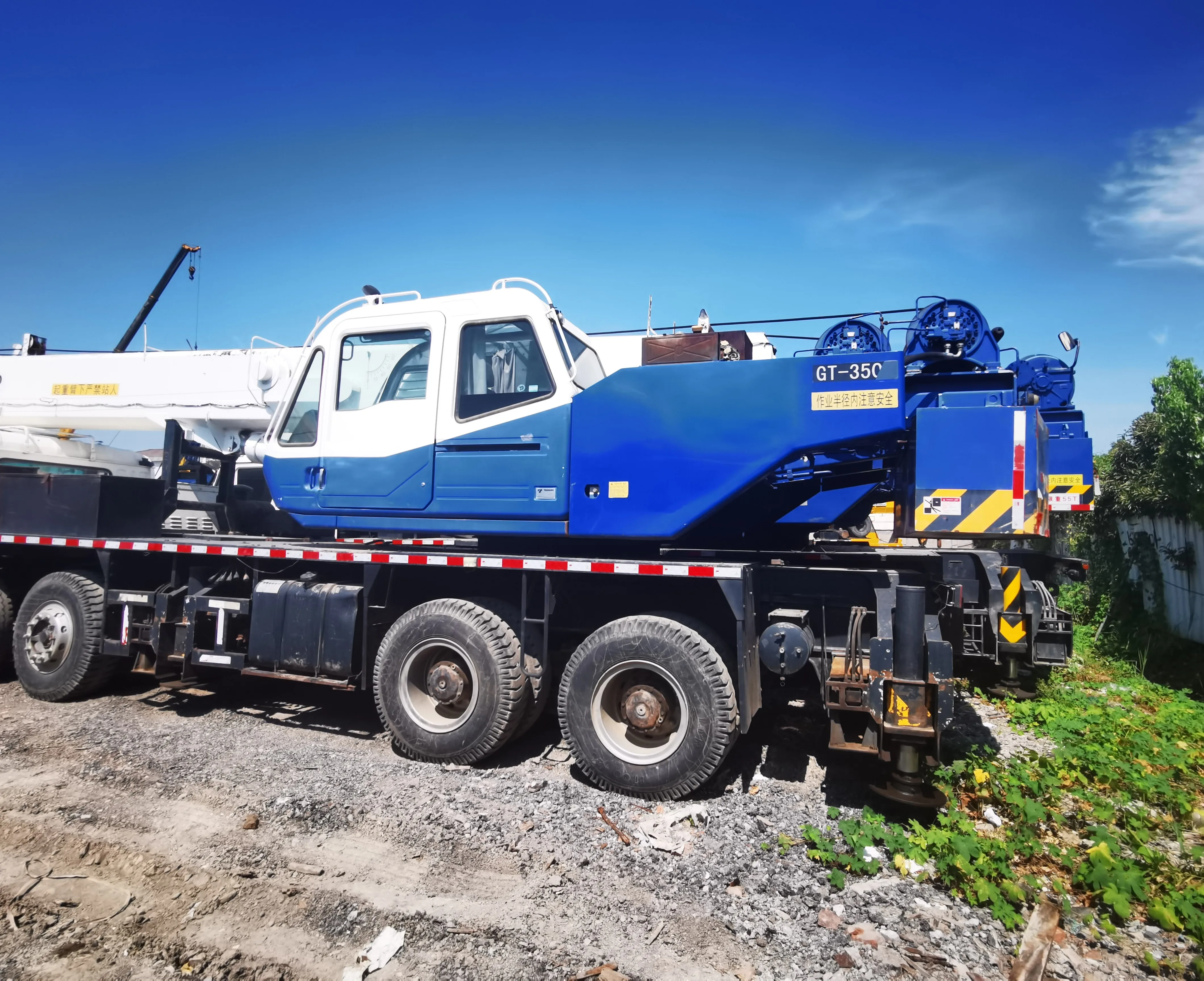 Used TADANO GT-350E Wheel Crane in Good Condition Short Usage 35Ton Second Hand Truck Crane with Pump Motor Core Components Sale