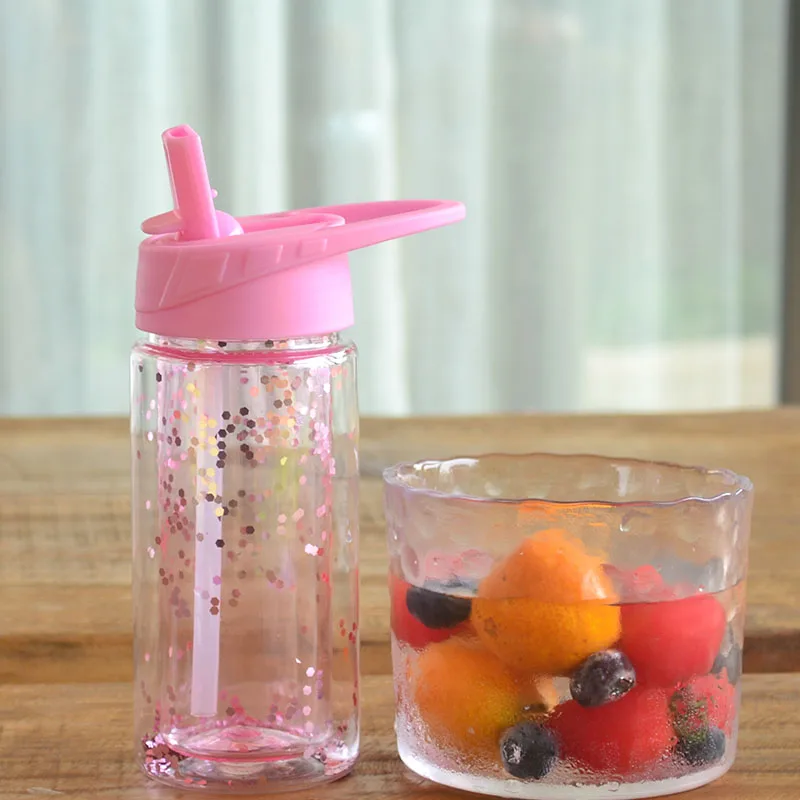 Custom Factory Price Double Plastic Wall Water Bottle Portable Mini Sport Drinking Bottle