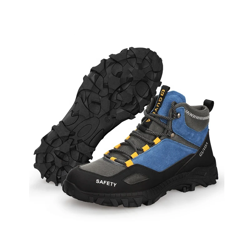 GOTAN Oil Slip Resistant Safety Shoes Anti Static Water Resistant Work Puncture Proof Industrial Safety Steel Toe Boots