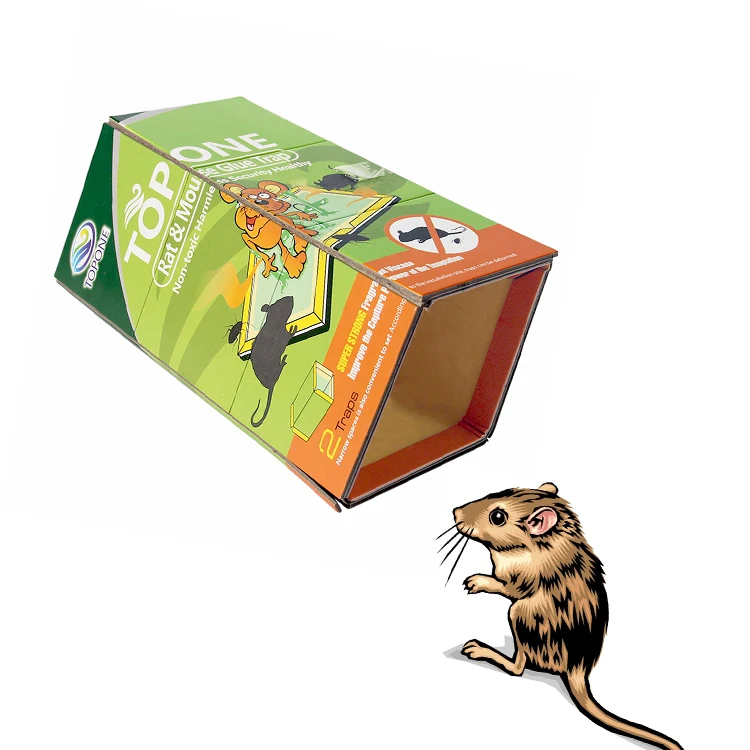 TOPONE Mouse Glue Trap Highly Sticking Rat Traps Catching and Holding 22*17CM OEM