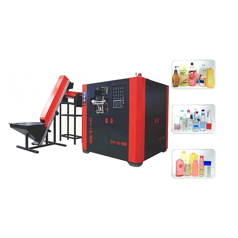 Handsome Fully Automatic 2 Cavities Max Capacity 1.5L Pet Plastic Bottle Making Blowing Machine
