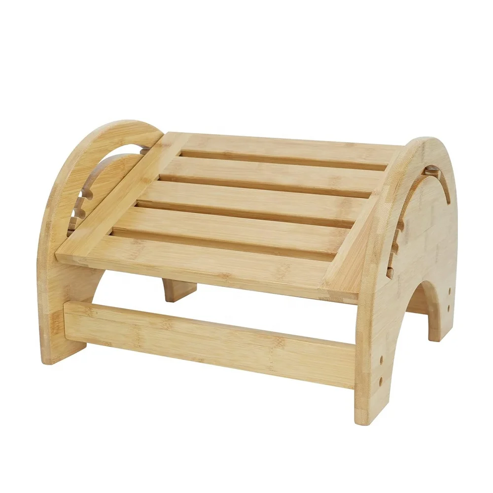 Портативная ступенька для кухни и ванной комнаты, ступенька для туалета, деревянная подставка для ног для дома и офиса