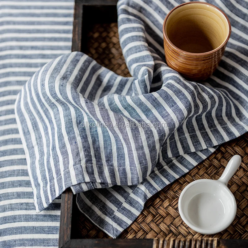 Rectangular luxury Stonewashed Natural Wedding 100% cloth table linen