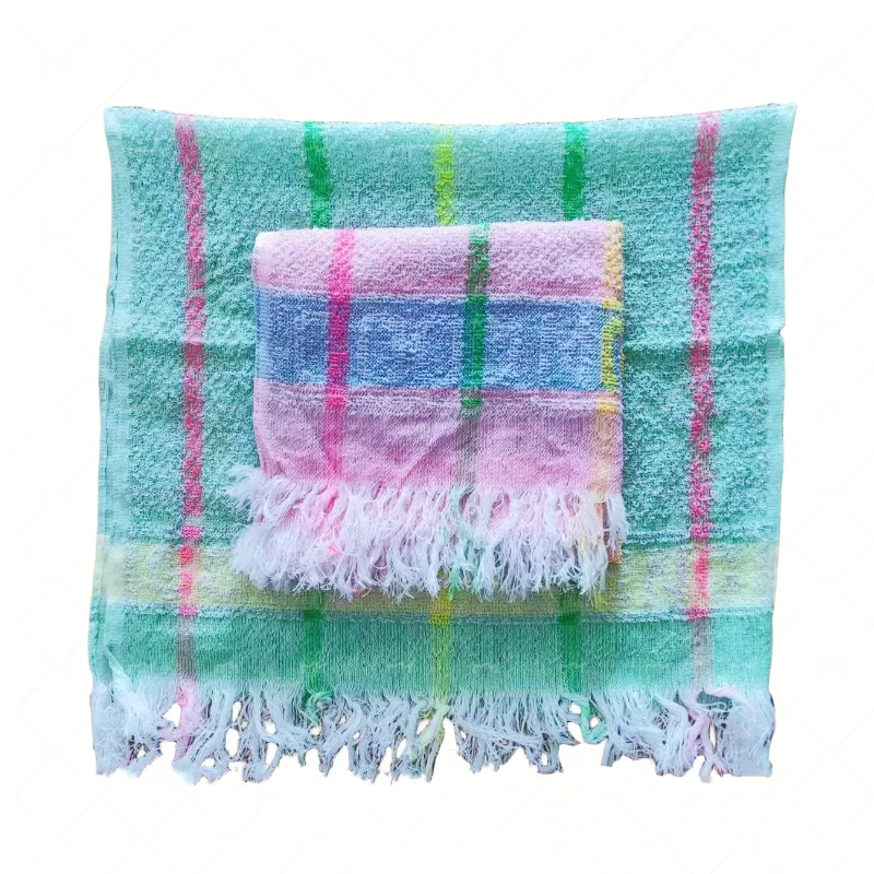 China manufacturer  hot sales to Yemen 100% polyester cheap disposable face  good morning towels