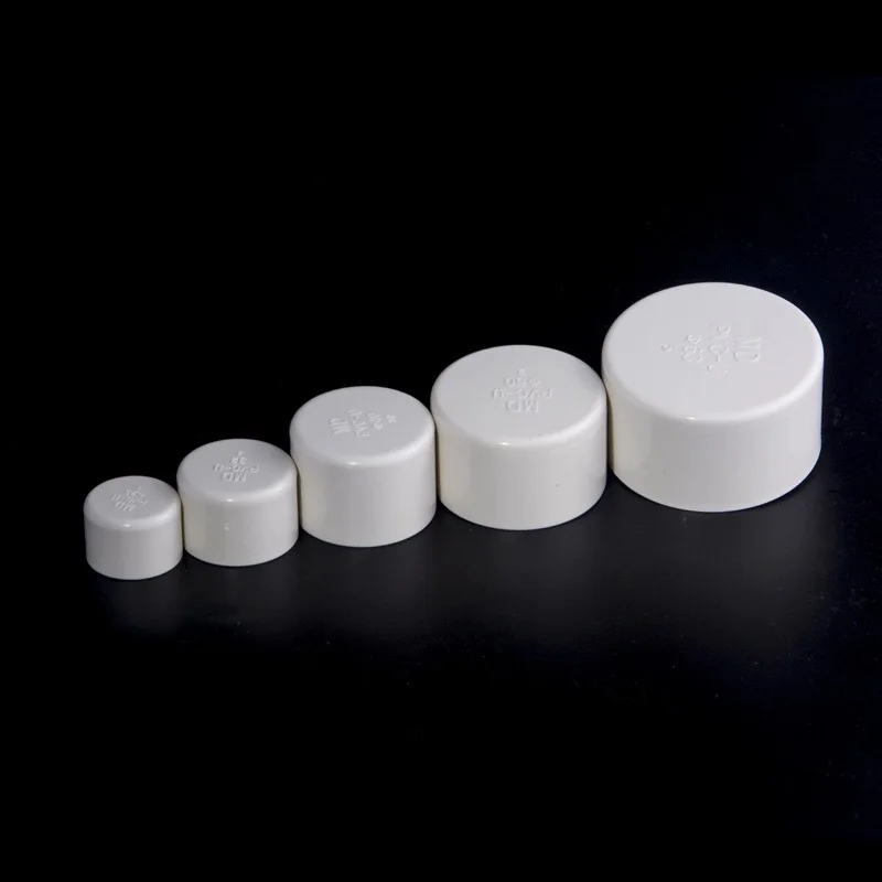 20 мм, 25 мм, 32 мм, 40 мм, 50 мм, 63 мм, 75 мм, 90 мм, 110 мм, ПВХ Концевая крышка для трубы для воды