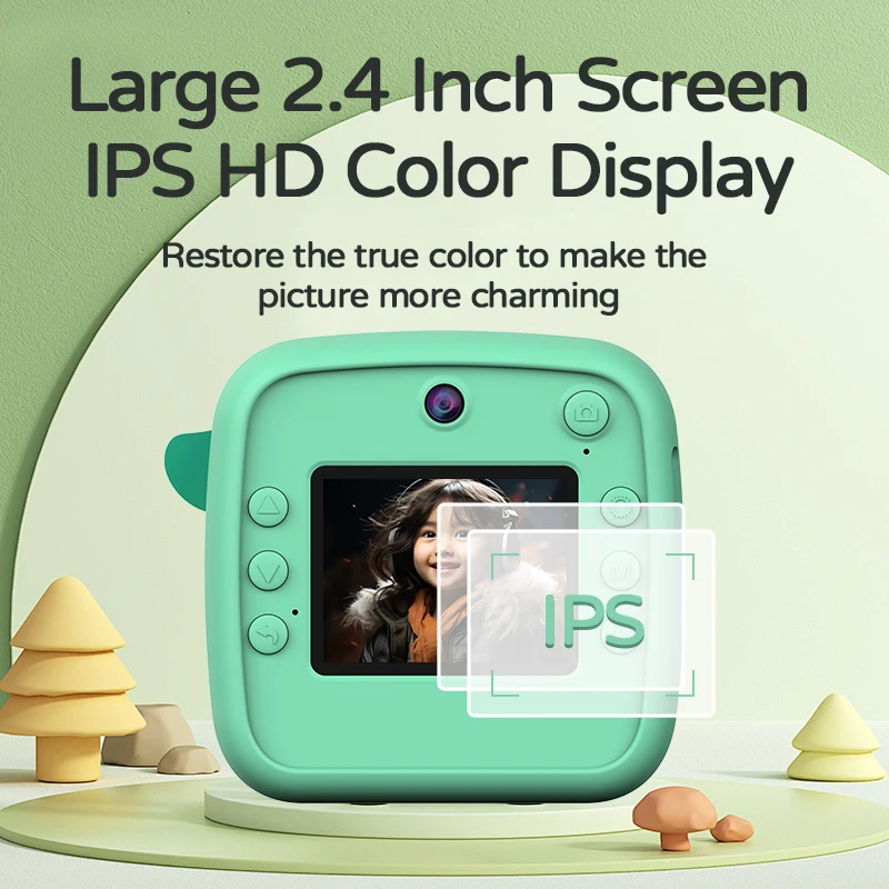 HD Digital Child Printer Camera Kids Digital Camera as Birthday Christmas Gift for Boys Girls