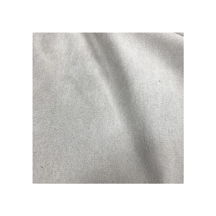 High Quality 2021 100%Polyester 180gsm knitted Faux Solid Color Fabric Deer Suede Inelastic For Shose And Jacket
