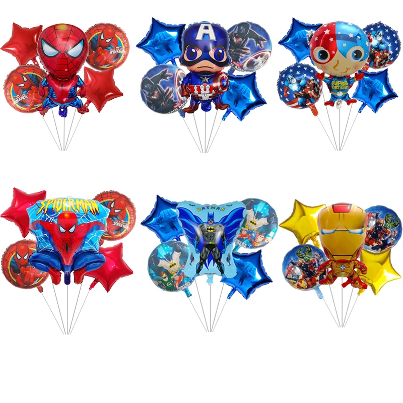 
Super Hero Spiderman Foil Balloons Children Birthday Party Supplies Super balloon Toys  (62242505223)