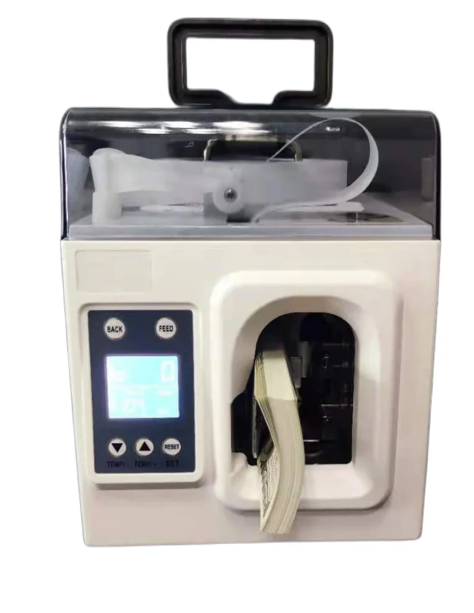 Машина для обвязки наличных денег шириной 20 мм, упаковочная машина для бумажных ремешков, портативное связующее устройство для наличных денег