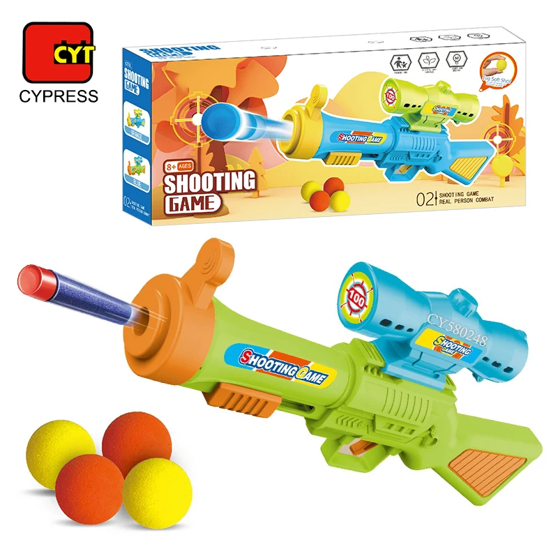 Новая спортивная стрельба игрушка EVA мягкая пуля пистолет пластиковый пневматический для мальчиков 8 +
