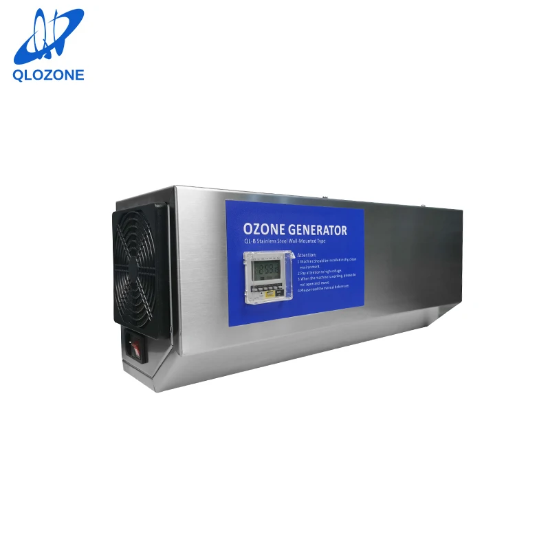 3g Wall Mounted Ozone Generator with Good Price 50*16*22cm 220V / 110V Hot Product Provided QLOZONE CN;GUA Sliver 75W 8kg 99%