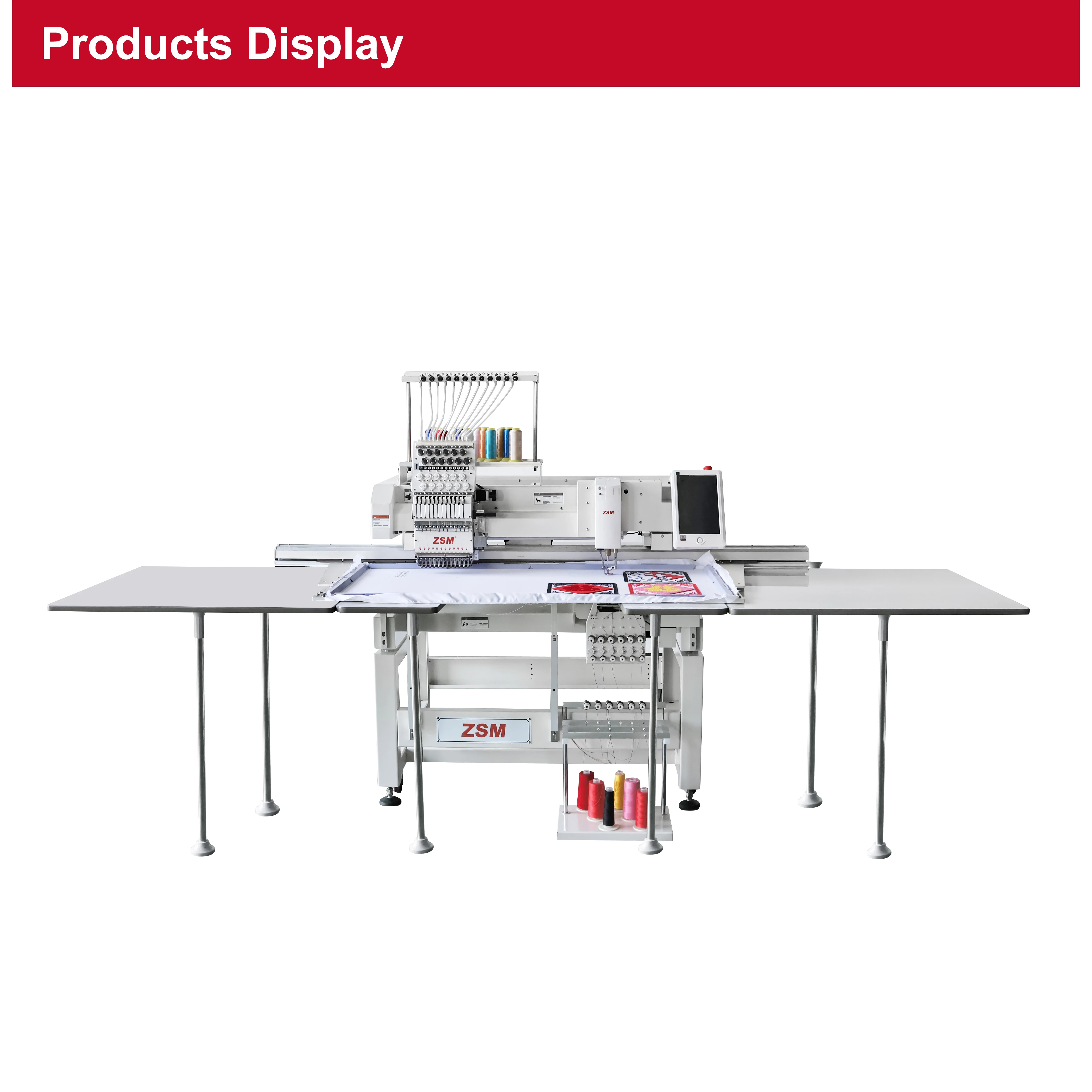 servo motor high speed mix flat chenille embroidery machine