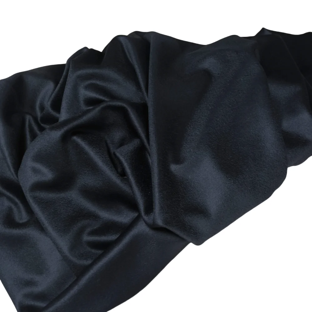wool fabric for coats pure cashmere single-faced navy velvet fabric for boys men girls women winter style