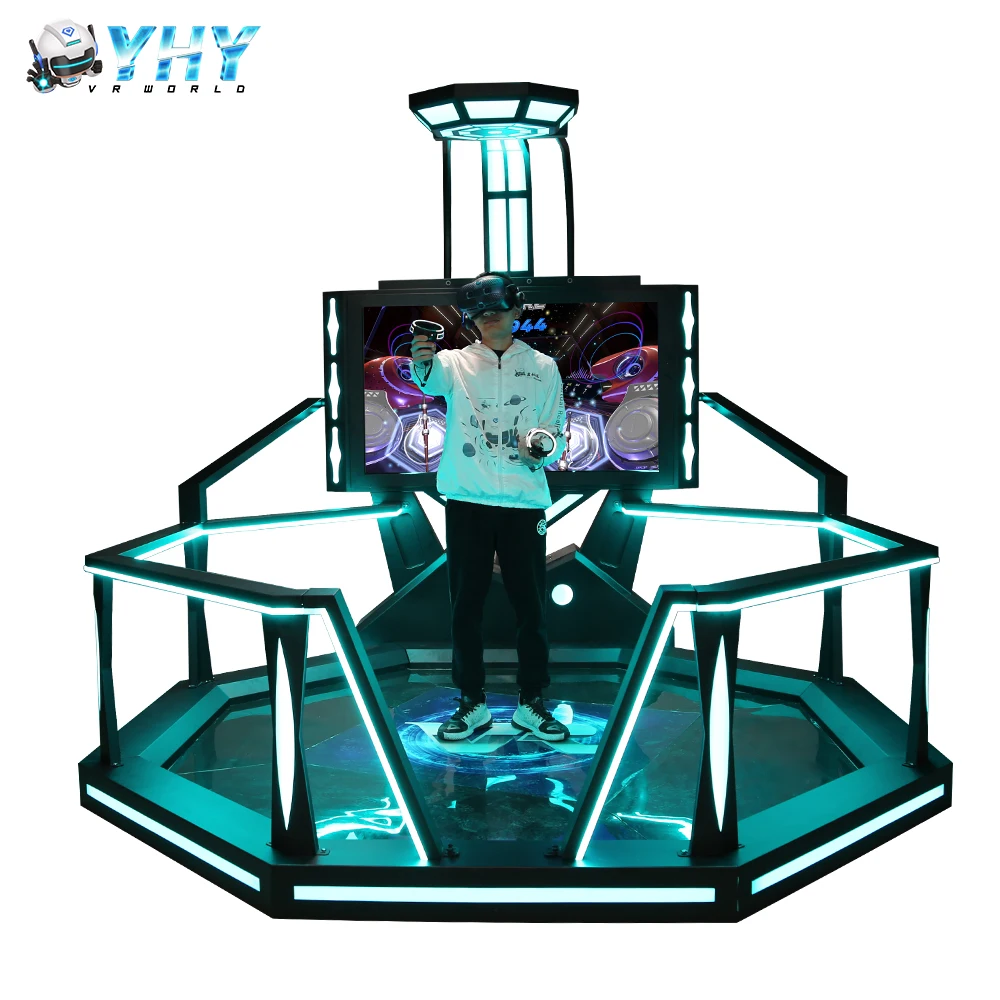 Shopping Mall Adults ans Kids Large 3.0 Meters Wide Virtual Reality Standing Game Station Vr Walking Platform