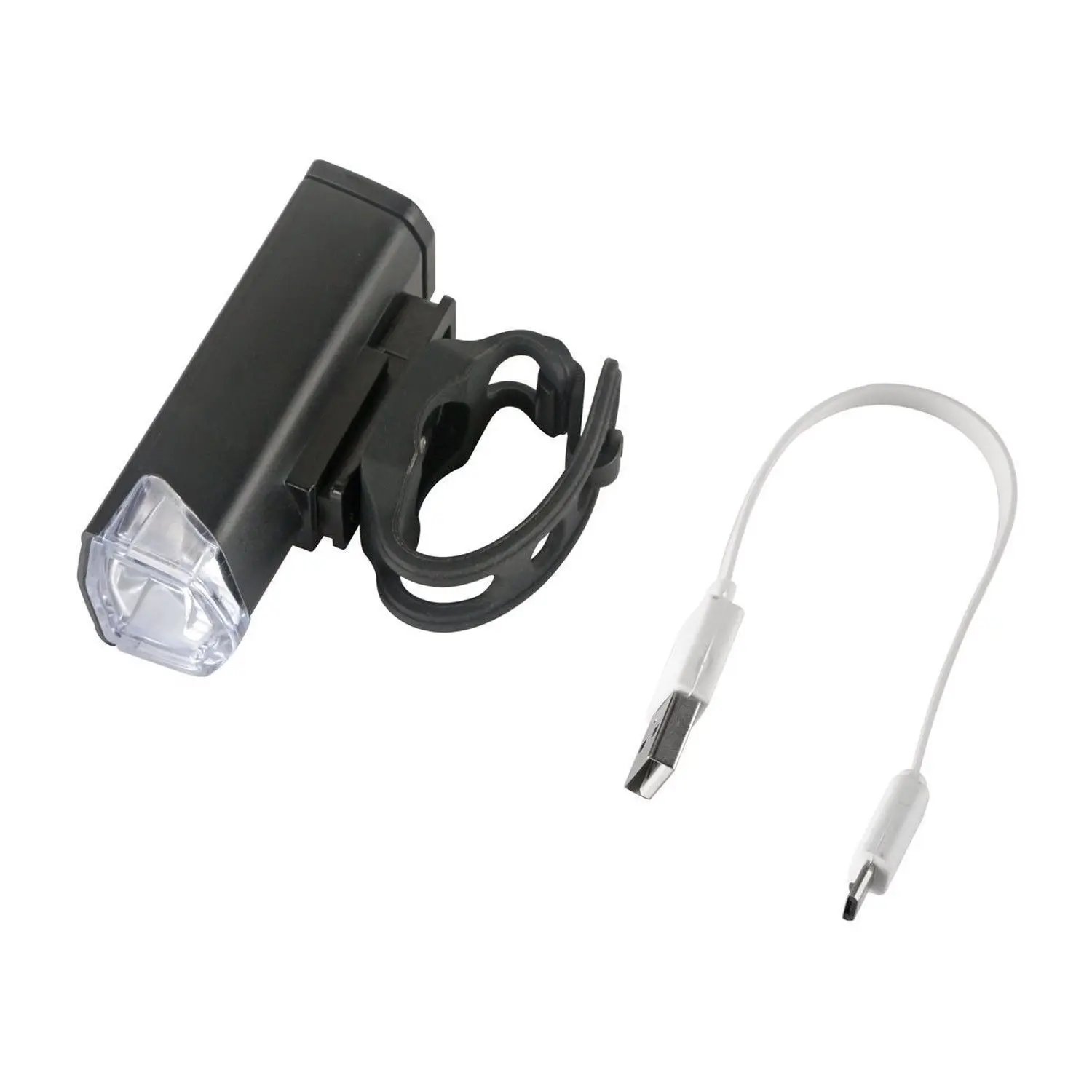 800mAh Bicycle Front Light USB Rechargeable Headlight With Horn 300 Lumen LED Road Bike Lamp Cycle FlashLight