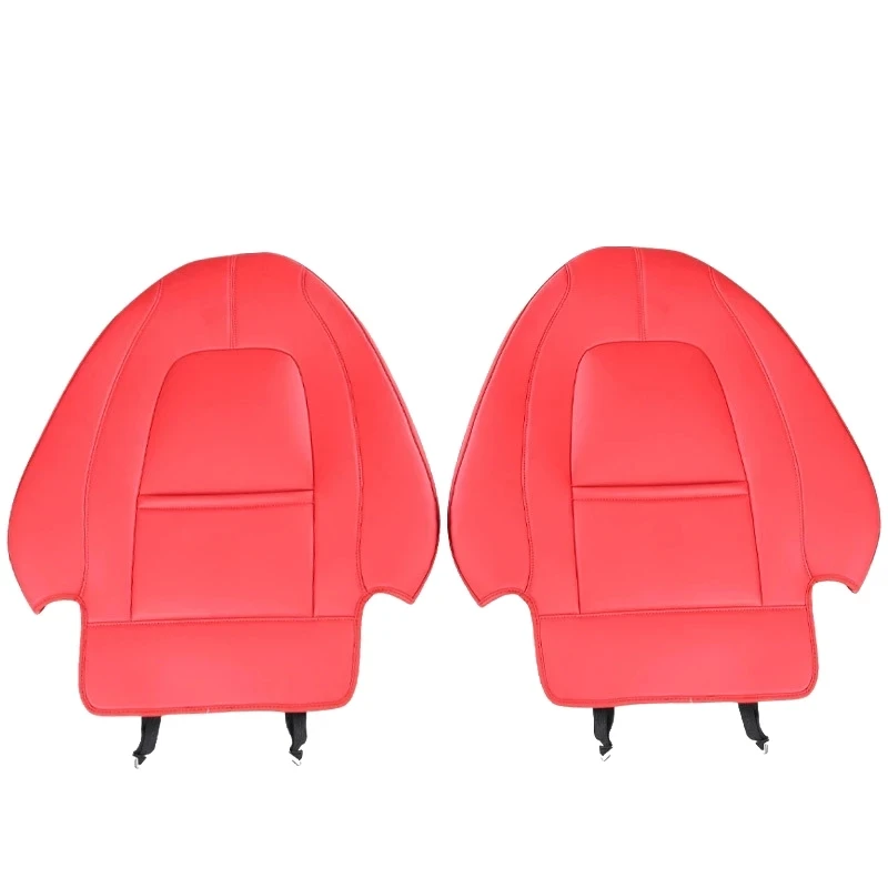 ther Anti Kick Pad Anti Dirty  Protector Accessories Seat Cushion  PU Leather Car Cushion  For Tesla Model 3 / Y