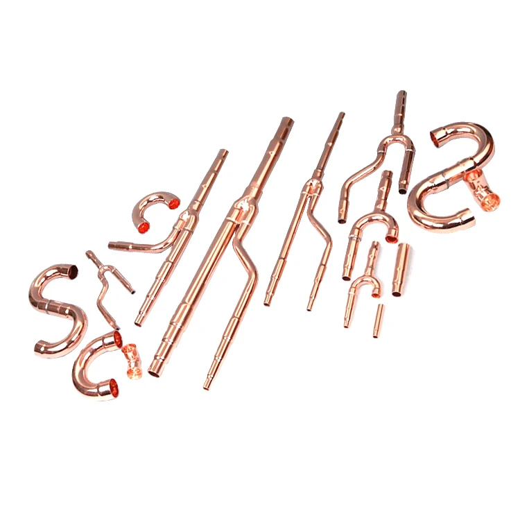 YK-YBP-YG4B Air Conditioner Copper Branch Pipe Y-shaped Branch Joint for YORK