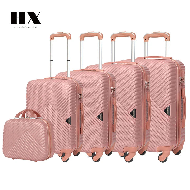 5-piece travel suitcase set, boarding luggage, gift giving travel code box, waterproof universal wheel trolley box, expandable
