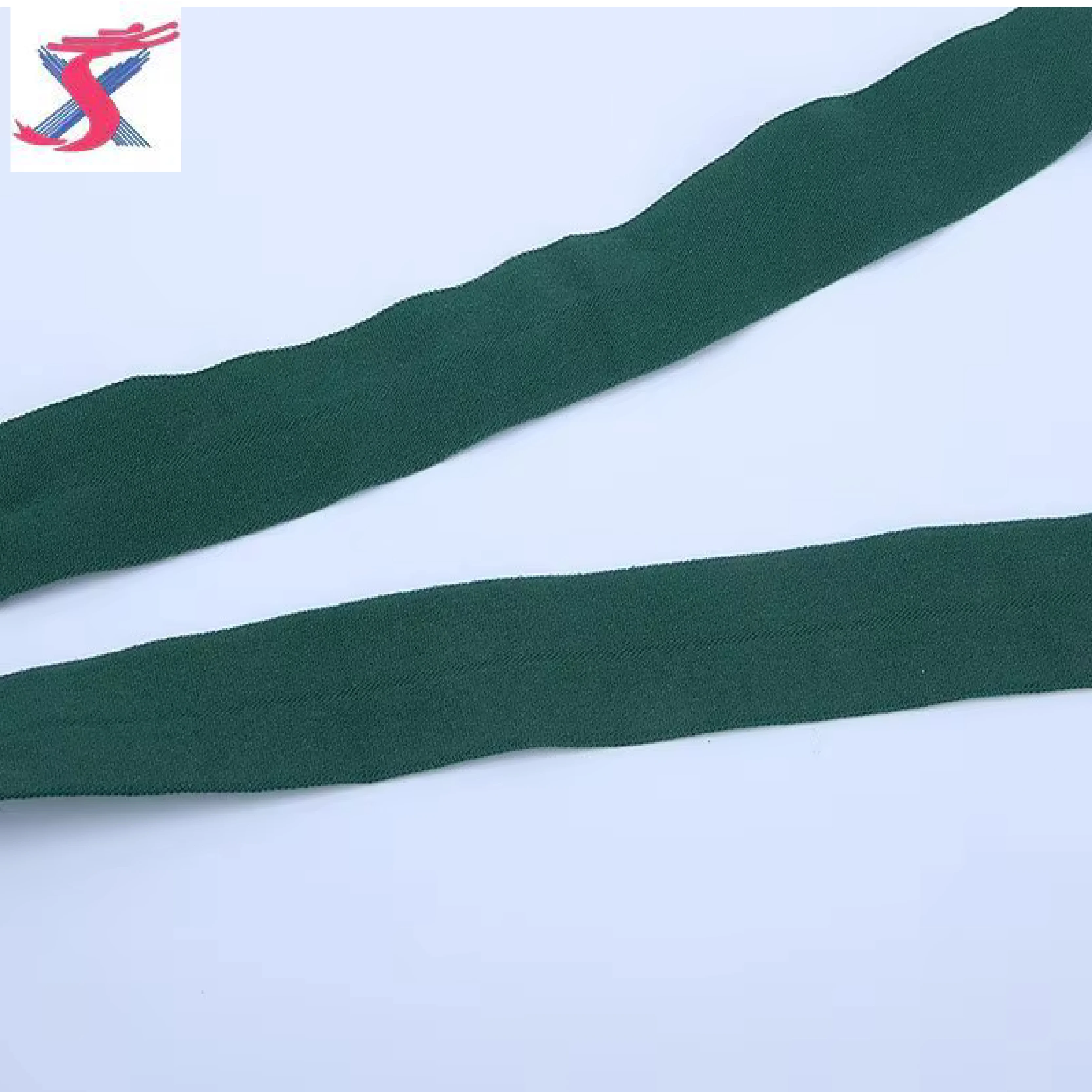 CQ  2cm Elastic Nylon Band Folded Hemming Strip for down Jacket Cuff & Belt Elastic Hemming Webbing