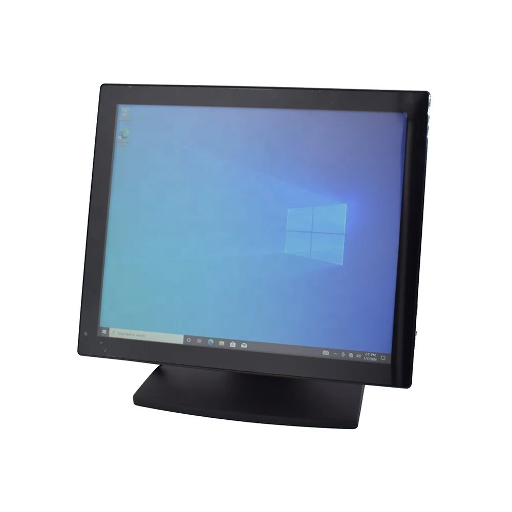 windows pos 17 inch touch sreen cash register all in one POS system without build printer