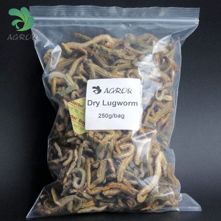 AGROK High Quality Green / Red Sandworm Freeze Dried Clam Worm Bait Fishing Bait