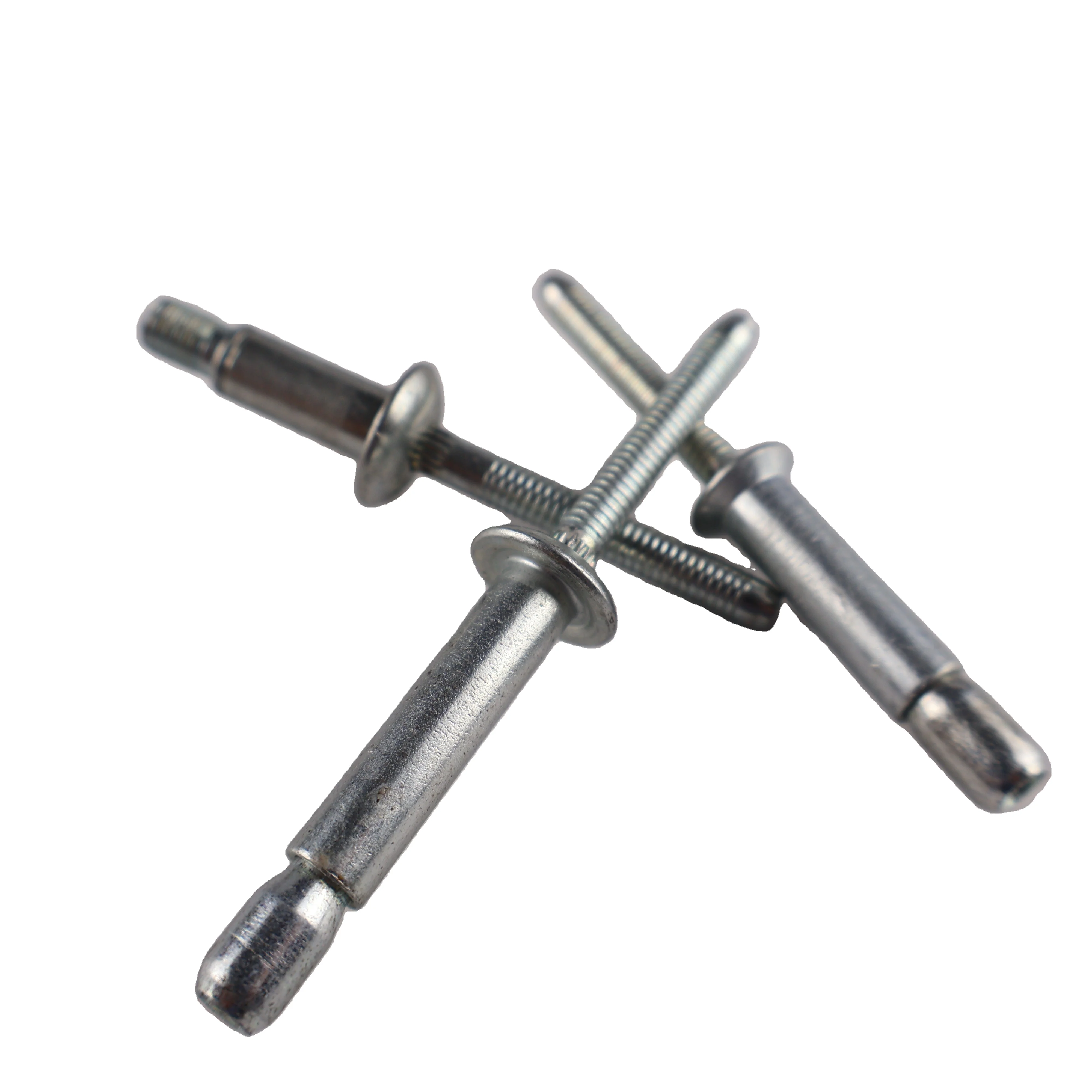 Zinc Plated Carbon Steel Ring Grooved Lock Bolt Huck Bolt