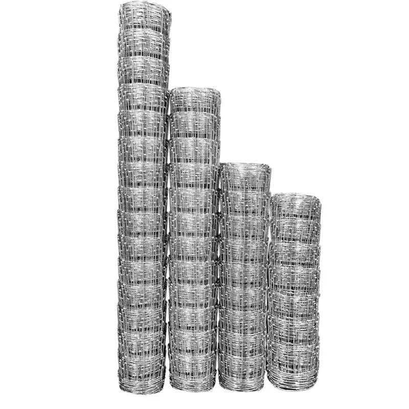 Wholesale horse and goat fencing field fence farm design fixed knot woven iron wire net galvanized hinge cattle mesh