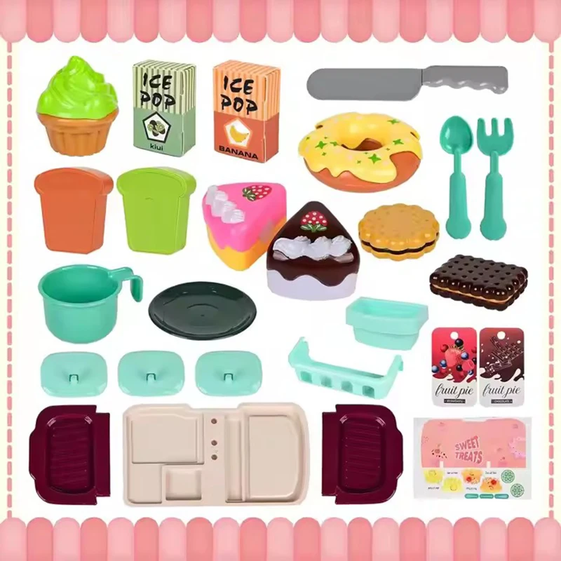 2 IN 1 House Cake Scooter With Music and Lights Kitchen & Food Pretend Play Toys For Kids