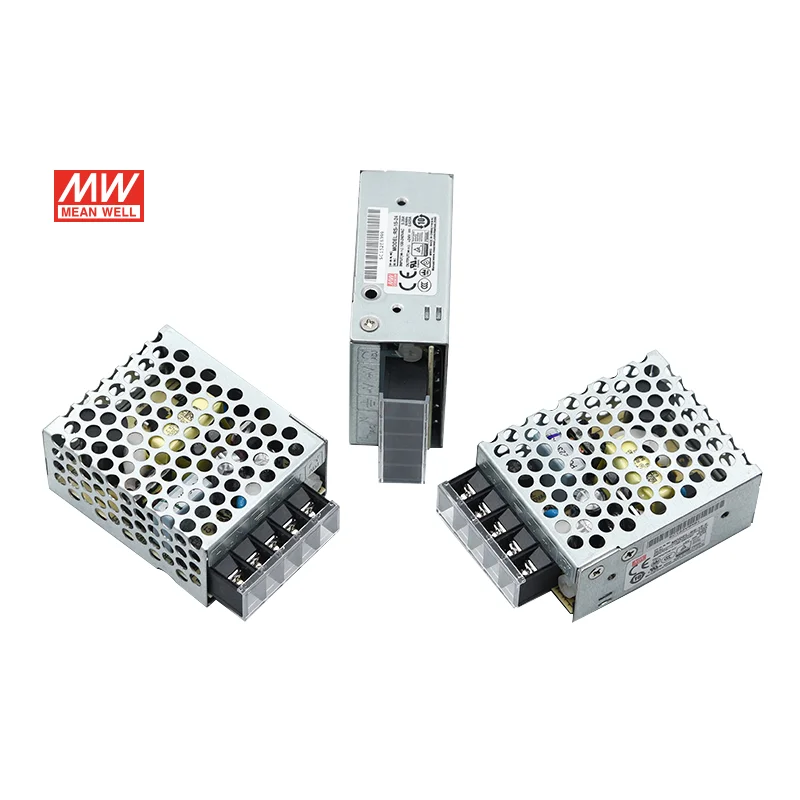 Meanwell RS-15/25-5/12/15/24/48 5V 12V 15V 24V 48V AC to DC Switching Power Supply