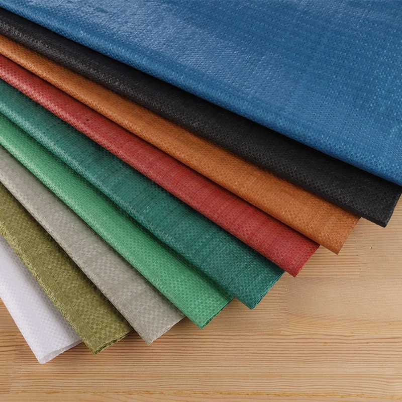 Factory Wholesale Foldable Manufacture 50Kg Barley Bags Flour Rice Pp Woven Bag