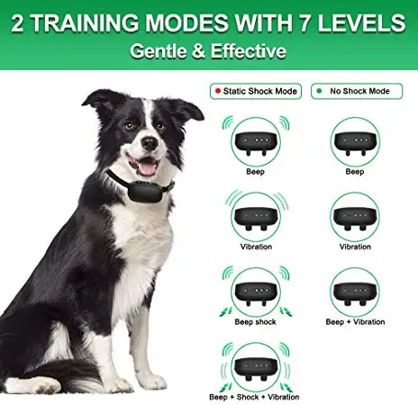 Rechargeable Dog Anti Bark No Stop Barking Control Collar Training Device