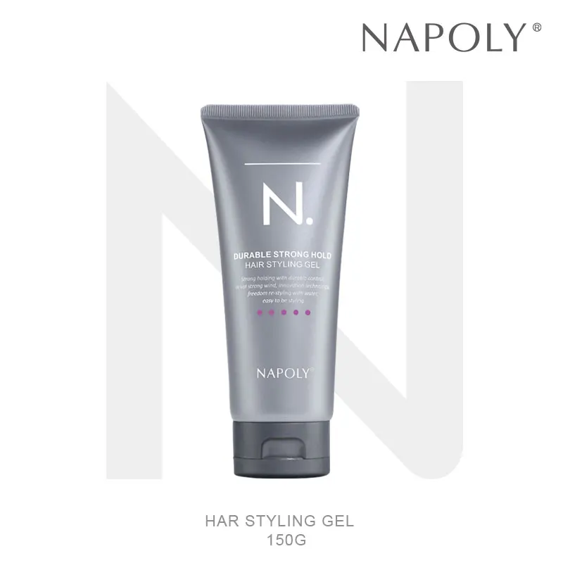 Medium Shine Styling Hair Pomade Gel For Men Extra Strong Hold Tame Difficult Hair Alcohol-Free Formula Hair Styling Gel