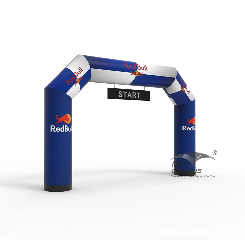 Factory Customized Air Arch Sponsor Branding Start Finish Line Sports Advertising Inflatables