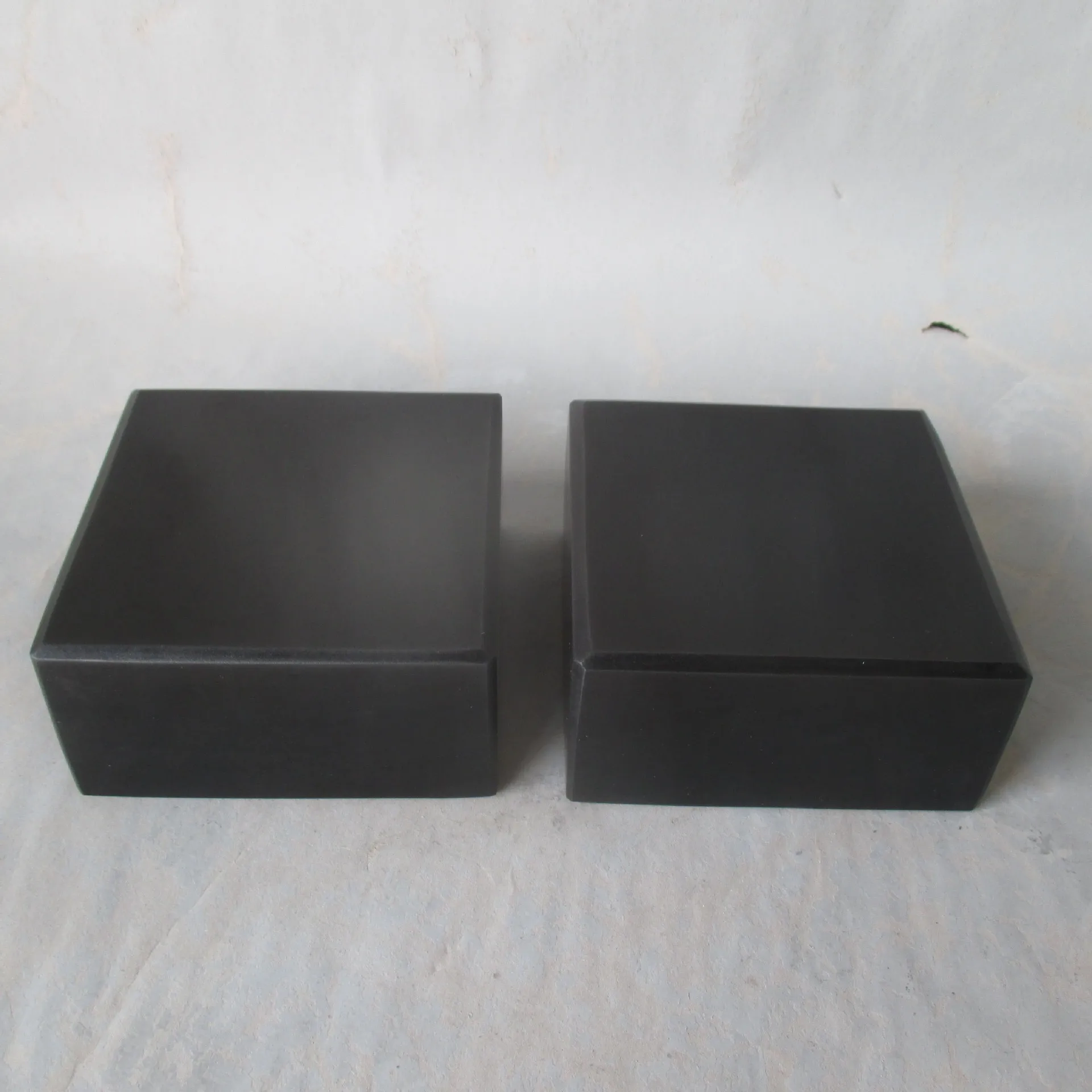 Customizable Pure Black Granite Sound System Amplifier CD Vibration Isolation Rack Speaker Stand Bracket Other Home Decor