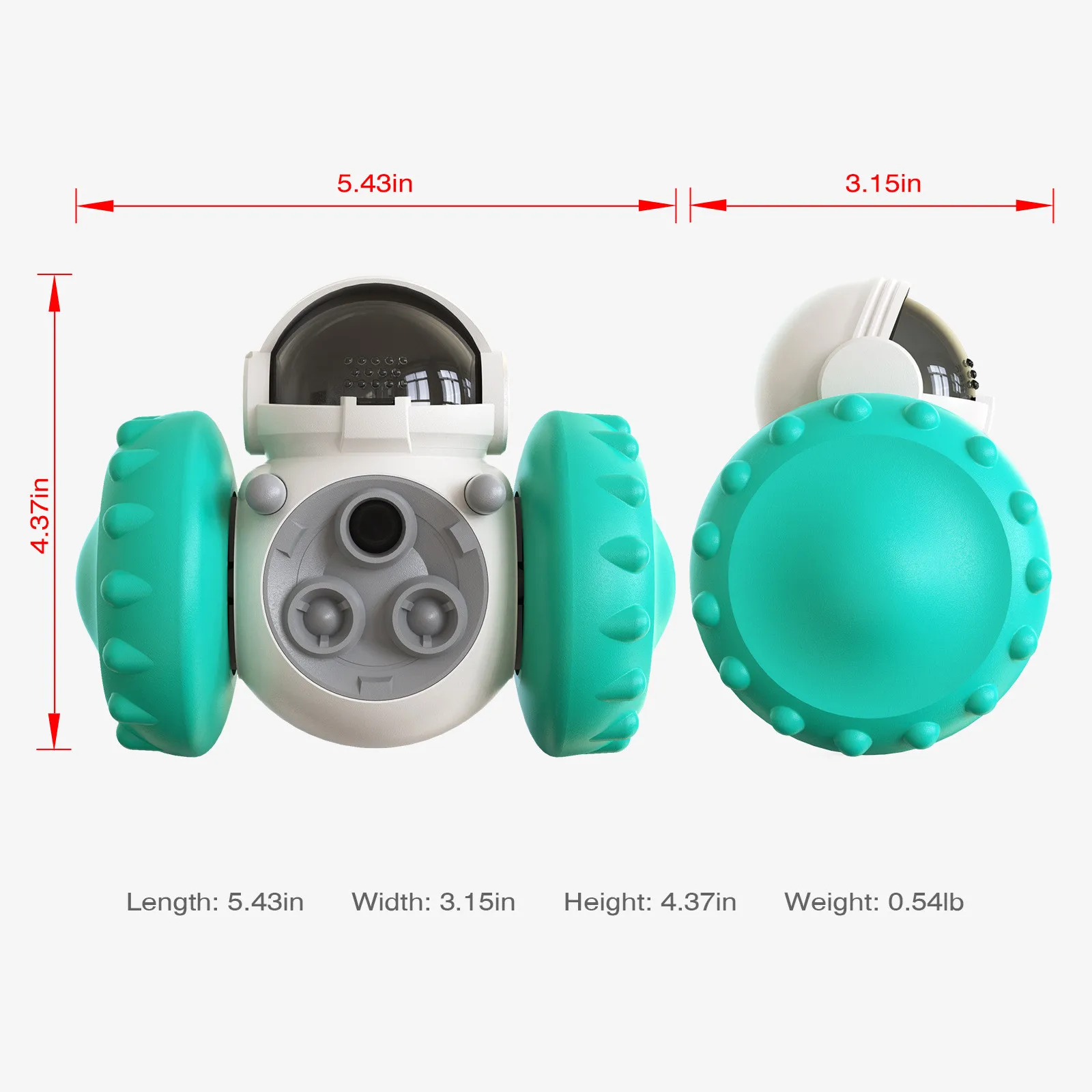 Pet Toys Slow Feeding Interactive Dog Toy Abs Leaking Food Dog Feeder Toy