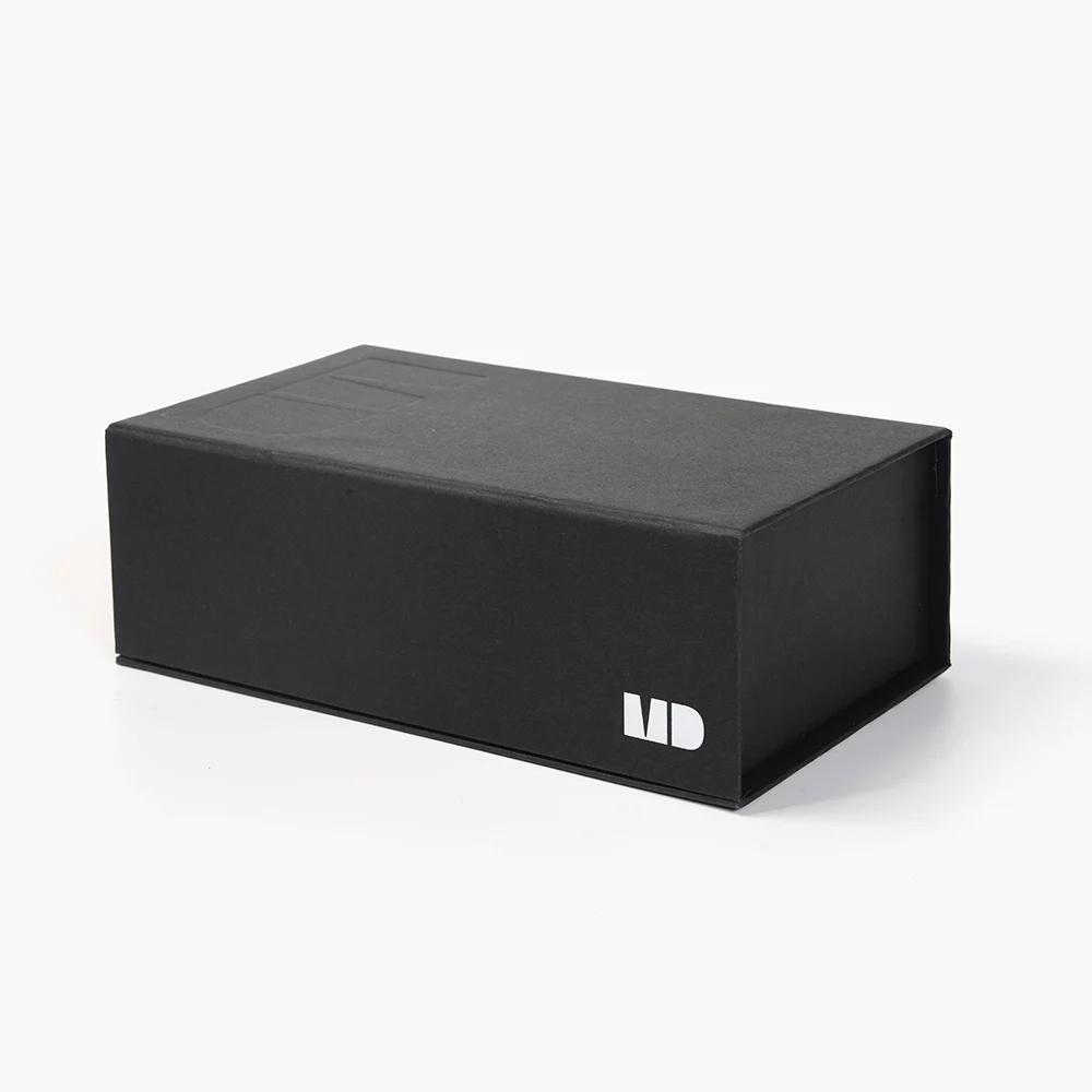 Luxury Black Printing Packaging Rigid Paperboard Paper Box Custom Logo Storage Sunglasses Magnetic Gift Box