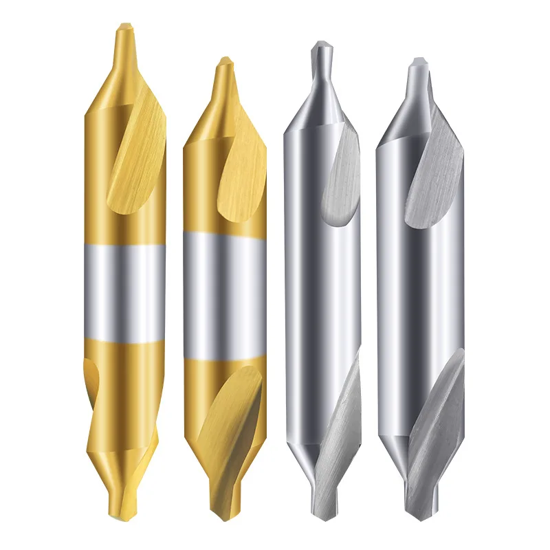 Hight Quality A Type HSS 6542 Double Ended Spot Drilling M35 Center Drill Bits For Stainless Steel