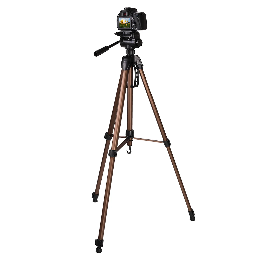 SLAMOE WF-3770 Professional camera tripod with non-slip mat aluminium alloy material travel tripod for camera phone stand