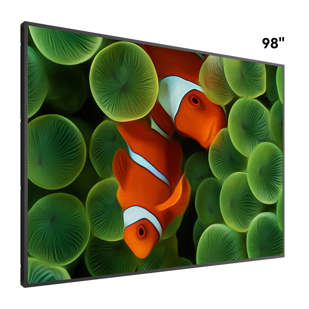 VISIGN 75 85 98 110 Inch Interactive Lcd Digital Signages Touch TV Screen 4K Android OS Advertising Monitor Display