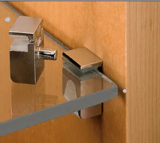 good sales glass shelf support glass clamp frame nickel adjustable bracket