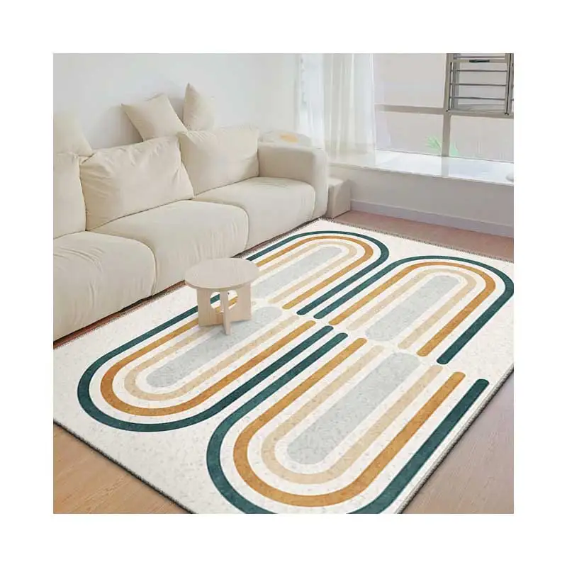 High quality modern design living room carpets large size luxury carpet protective floor mat for bedroom