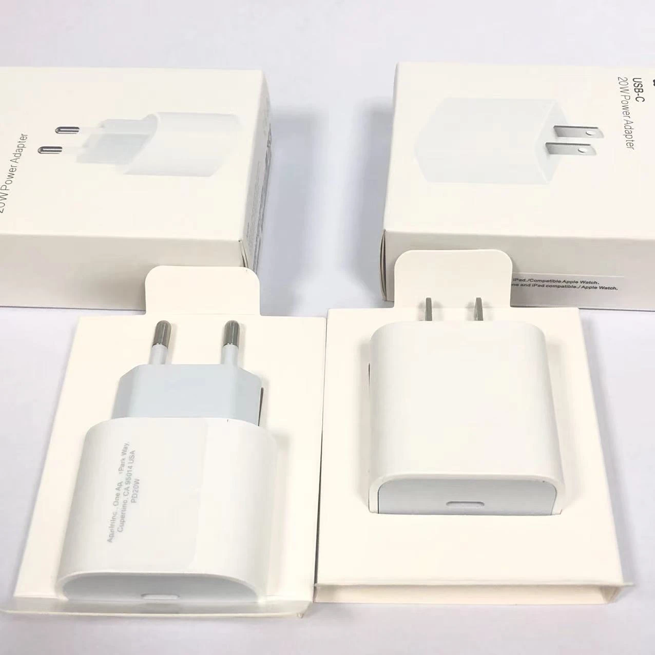 18W PD fast charger for iphone 12 11 xr xs Pro Max 18W USB C UK/US/EU Plug original Type C phone wall charging adapter for apple