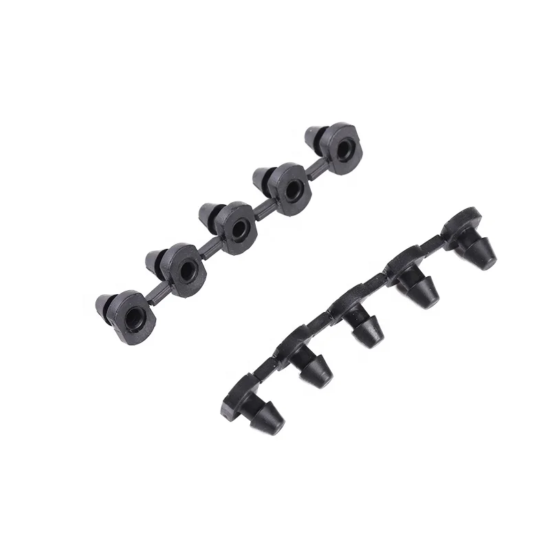 Irrigation fittings silicone rubber stopper plastic plugs solid sealing plugs