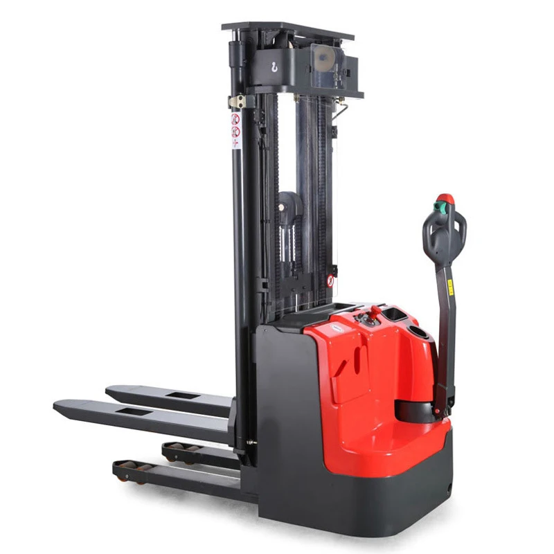 NOBLELIFT brand 1.2 1.6ton 2 ton 3000mm ailador electrico portatil pallet lifter full electric battery stacker